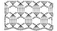 Схема вязания крючком узора 19